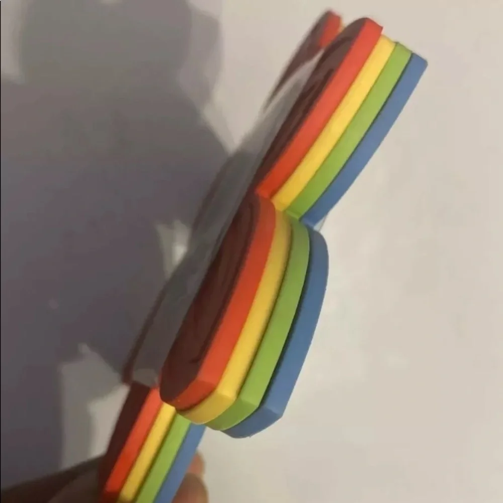 COASTER SOLID SILICONE 4 COLORS GREAT LOOKING DRINKS WON'T SLIDE.